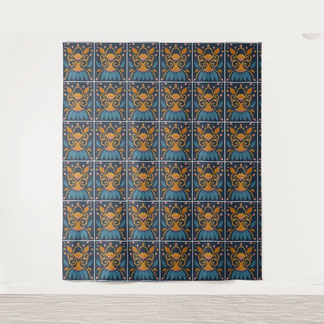 Ornate pattern Medieval style Tapestry (Front)