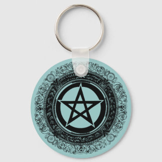Ornate Pentacle Keychain
