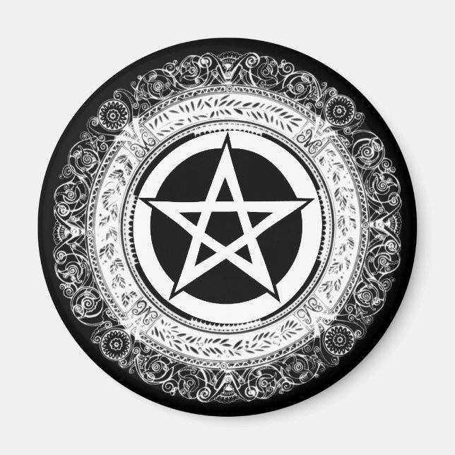 Ornate Pentacle Magnet (Front)