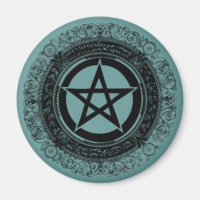 Ornate Pentacle Magnet (Front)
