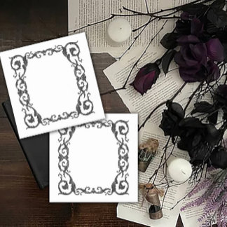 Ornate Period Design Framed Post-it Notes