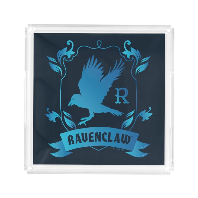 Ornate RAVENCLAW™ House Crest Acrylic Tray (Front)