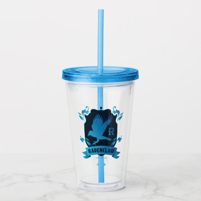 Ornate RAVENCLAW™ House Crest Acrylic Tumbler (Front)