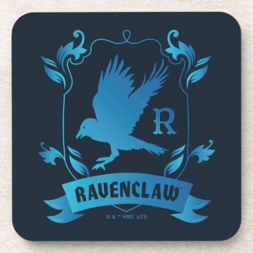 Ornate RAVENCLAWâ House Crest Beverage Coaster