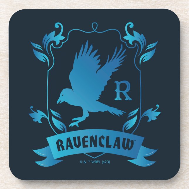 Ornate RAVENCLAW™ House Crest Beverage Coaster (Front)