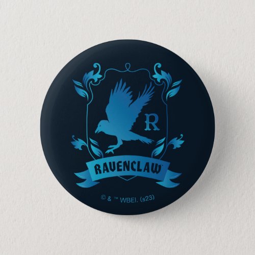 Ornate RAVENCLAW House Crest Button