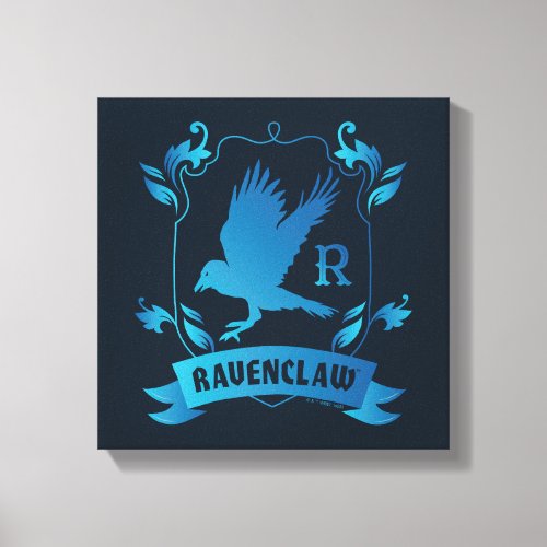 Ornate RAVENCLAWâ House Crest Canvas Print