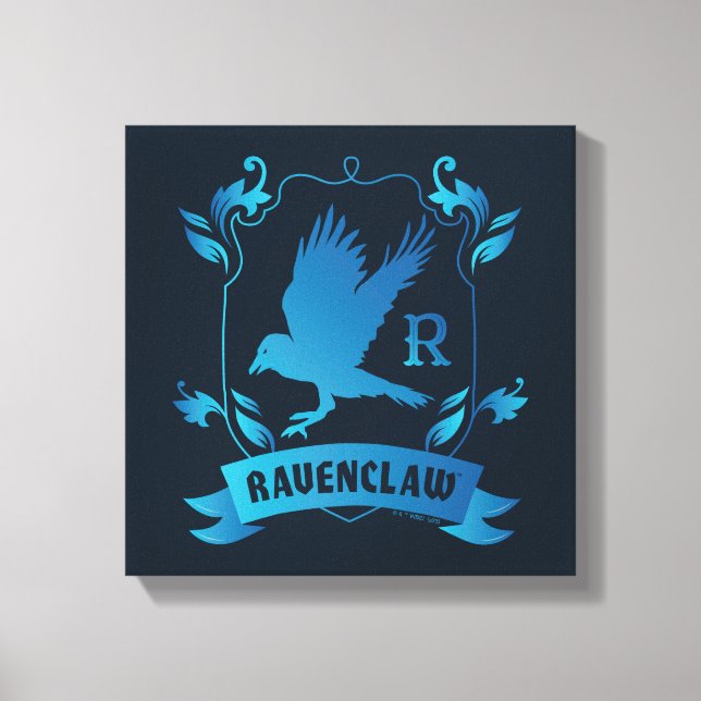 Ornate RAVENCLAW™ House Crest Canvas Print (Front)
