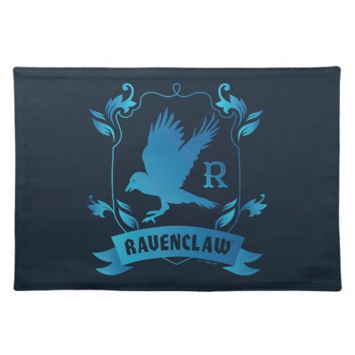 Ornate RAVENCLAW House Crest Cloth Placemat