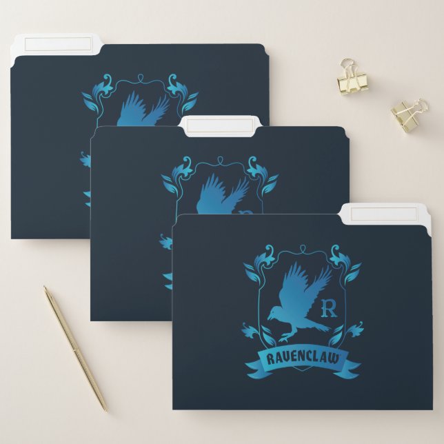 Ornate RAVENCLAW™ House Crest File Folder (Set)