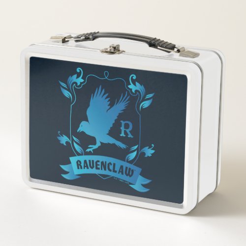 Ornate RAVENCLAW House Crest Metal Lunch Box
