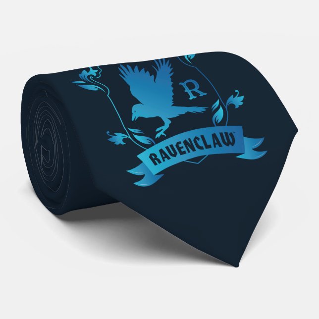 Ornate RAVENCLAW™ House Crest Neck Tie (Rolled)