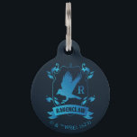 Ornate RAVENCLAW™ House Crest Pet ID Tag<br><div class="desc">HARRY POTTER™ | Check out this ornate RAVENCLAW™ House Crest in blue with eagle silhouette!</div>
