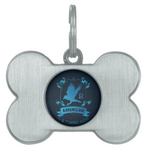 Ornate RAVENCLAW House Crest Pet ID Tag