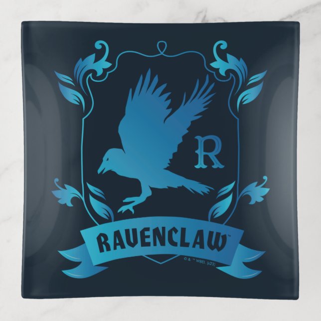 Ornate RAVENCLAW™ House Crest Trinket Tray (Front)