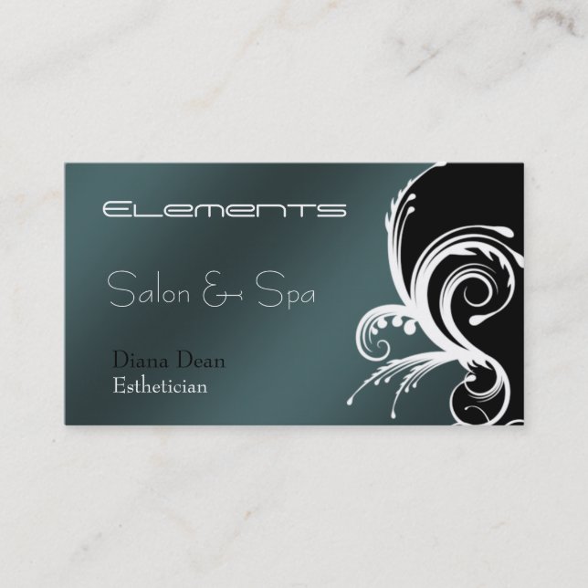 Ornate Salon Business Card (Front)