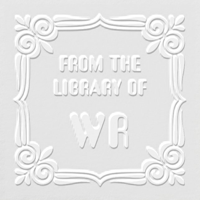 Ornate Scroll From Library Of Custom Embosser (Design)