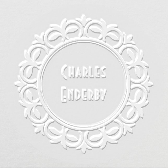 Ornate Scrollwork Name Embosser (Design)