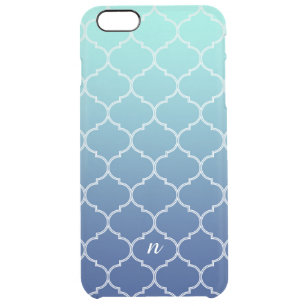 Ornate Sea Breeze Clear iPhone 6 Plus Case