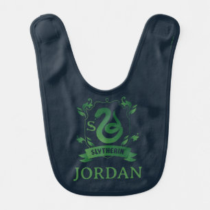 Ornate SLYTHERIN™ House Crest Baby Bib