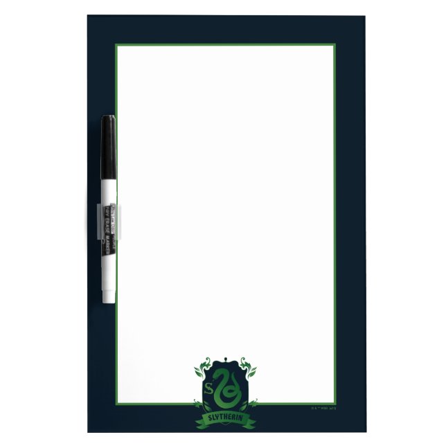 Ornate SLYTHERIN™ House Crest Dry Erase Board (Front)