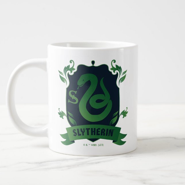 Ornate SLYTHERIN™ House Crest Giant Coffee Mug (Left)