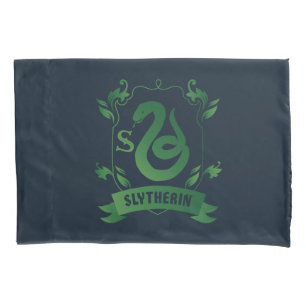 Ornate SLYTHERIN™ House Crest Pillow Case