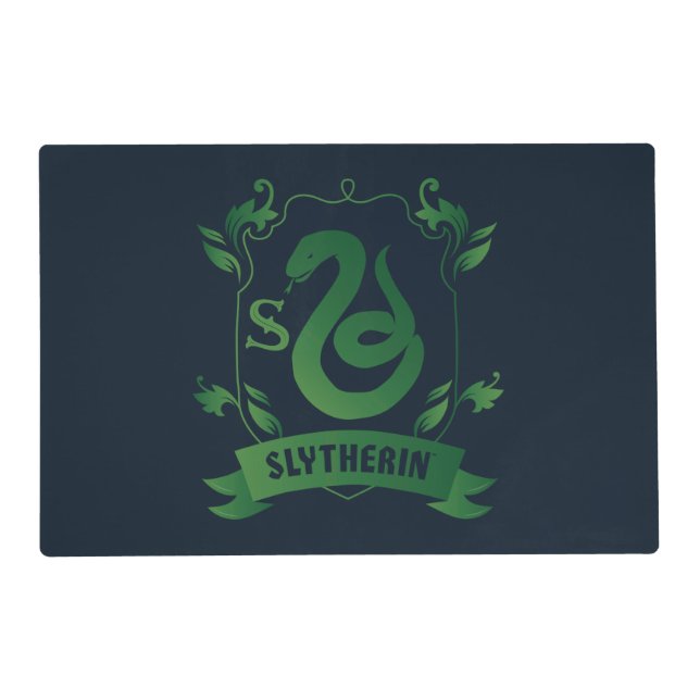 Ornate SLYTHERIN™ House Crest Placemat (Front)
