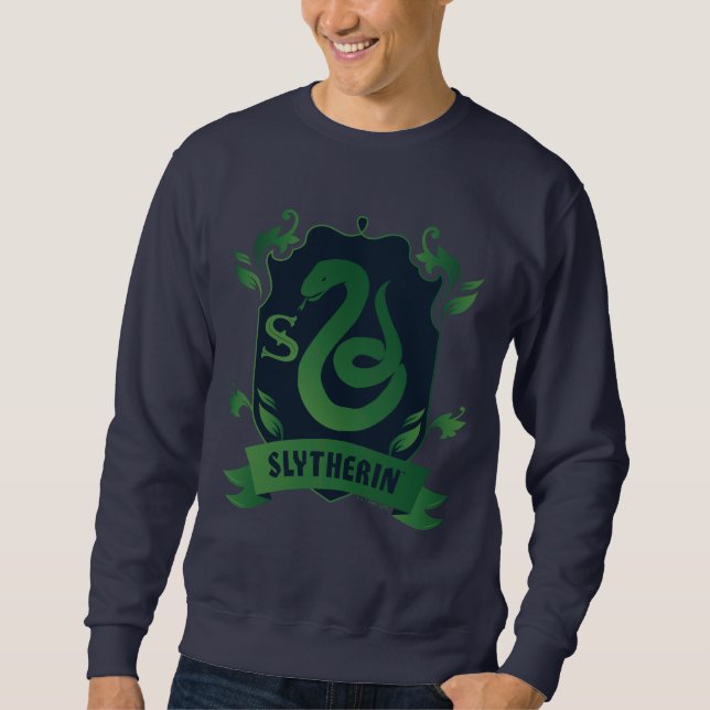 Ornate SLYTHERIN™ House Crest Sweatshirt (Front)