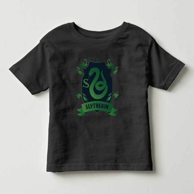 Ornate SLYTHERIN™ House Crest Toddler T-shirt (Front)