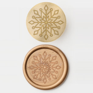 Ornate Snowflake  Wax Seal Stamp