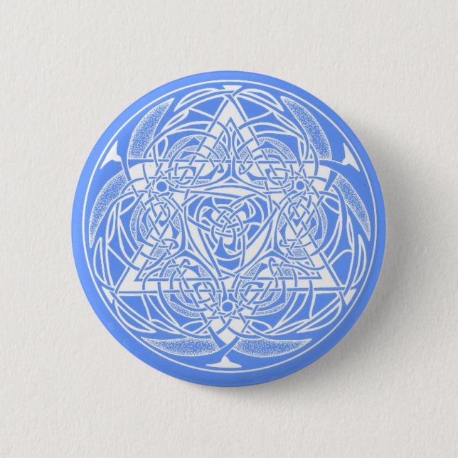 Ornate Star of David Button (Front)