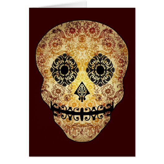 Ornate Sugar Skull Cards (Front)