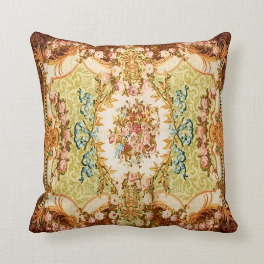 Ornate Tapestry Design Throw Pillow | Zazzle.com