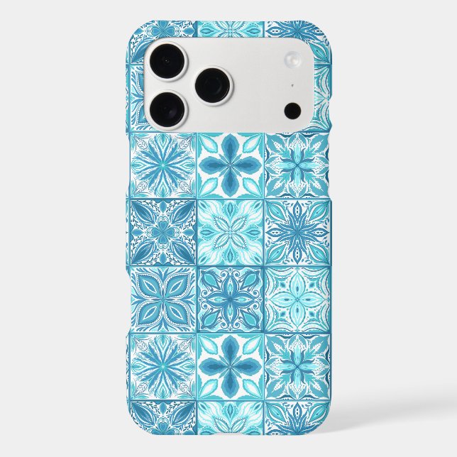 Ornate tiles in blue and white Case-Mate iPhone case (Back)