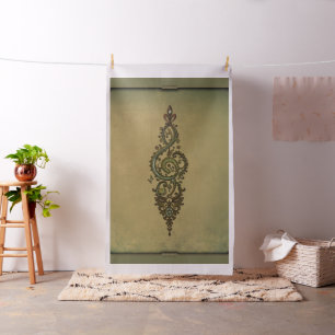 Ornate Treble Clef  Fabric
