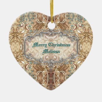 Ornate Victorian Style Heart Ornament by BridesToBe at Zazzle
