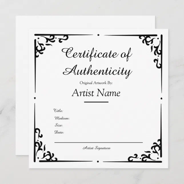 ornate-vintage-certificate-of-authenticity-for-art-zazzle