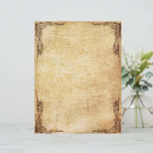 Ornate Vintage Letterhead (Standing Front)