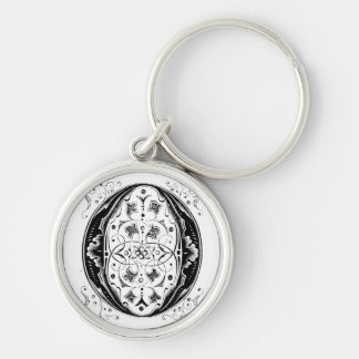Ornate Vintage Monogram 'O' Keychain