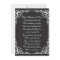 Ornate Vintage Rehearsal Dinner Poem Invites