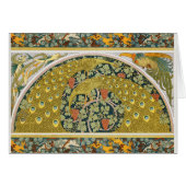 Ornate William Morris Style Peacock Grapevine Art (Front Horizontal)