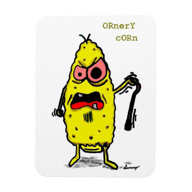 Ornery Corn Flexible Magnet (Vertical)