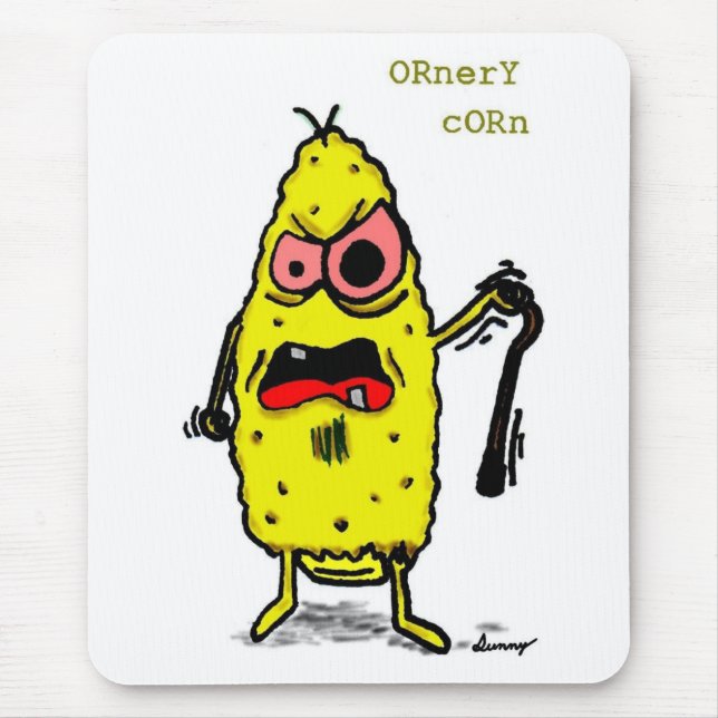 Ornery Corn Mousepad (Front)