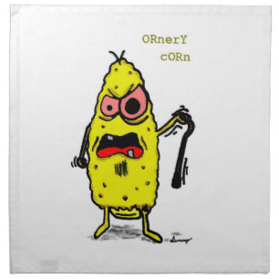 Ornery Corn Napkins - Set of 4