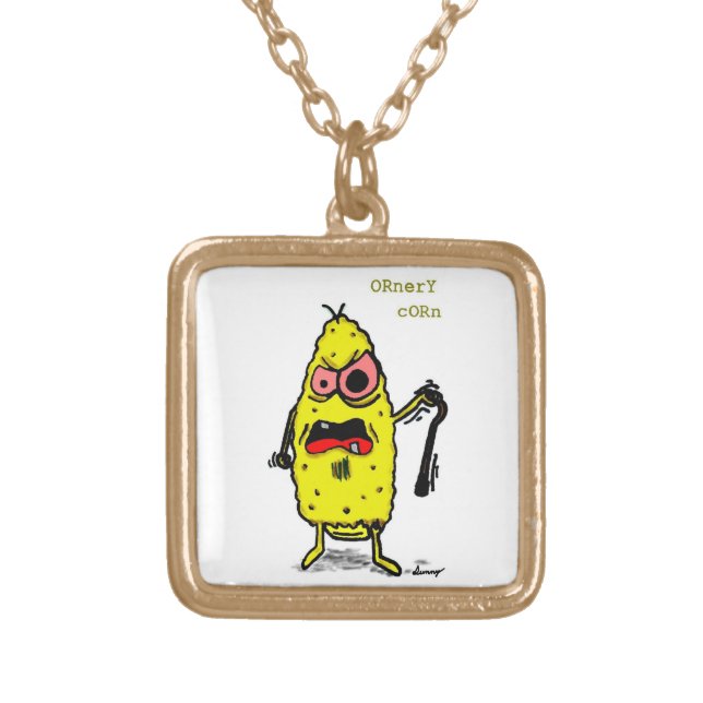 Ornery Corn Necklace (Front)
