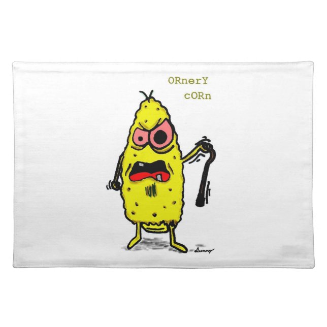 Ornery Corn Placemat (Front)