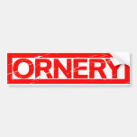 Ornery Stamp Bumper Sticker