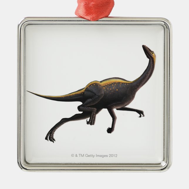 Ornithomimus Metal Ornament (Front)