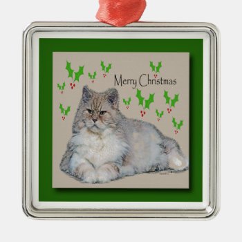 Ornmeeko Metal Ornament by DanceswithCats at Zazzle